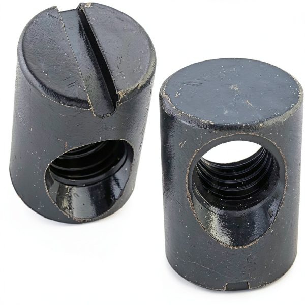 M6 Barrel Nuts SHENGYIYISHENG 10x11mm Black 12pcs Slotted Nut Kit-4