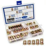 Metric M6 Barrel Nuts Slotted Kit by maierke 72PCS for Beds & Chairs-0