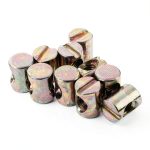 Shyness M6 Barrel Dowel Slotted Nut 10pcs by Risprsulen Brass-0