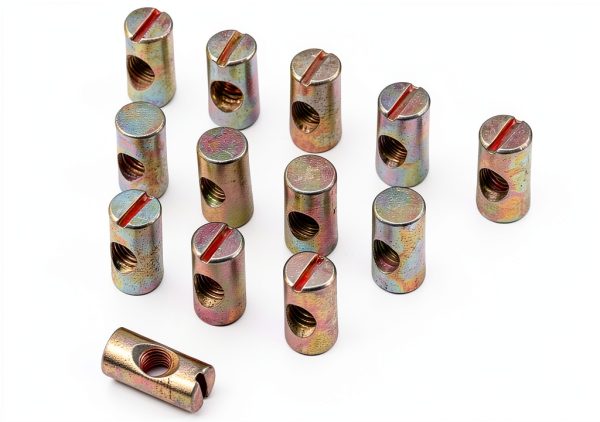 Hilitchi M6 Pozidriv Slotted Barrel Nuts 20pcs 20mm for Assembly-7